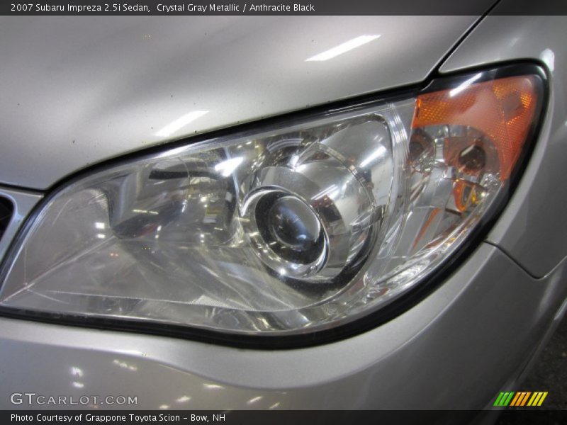 Crystal Gray Metallic / Anthracite Black 2007 Subaru Impreza 2.5i Sedan