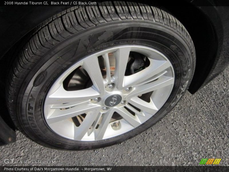 Black Pearl / GS Black Cloth 2008 Hyundai Tiburon GS