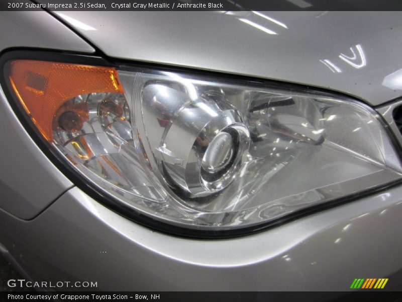 Crystal Gray Metallic / Anthracite Black 2007 Subaru Impreza 2.5i Sedan