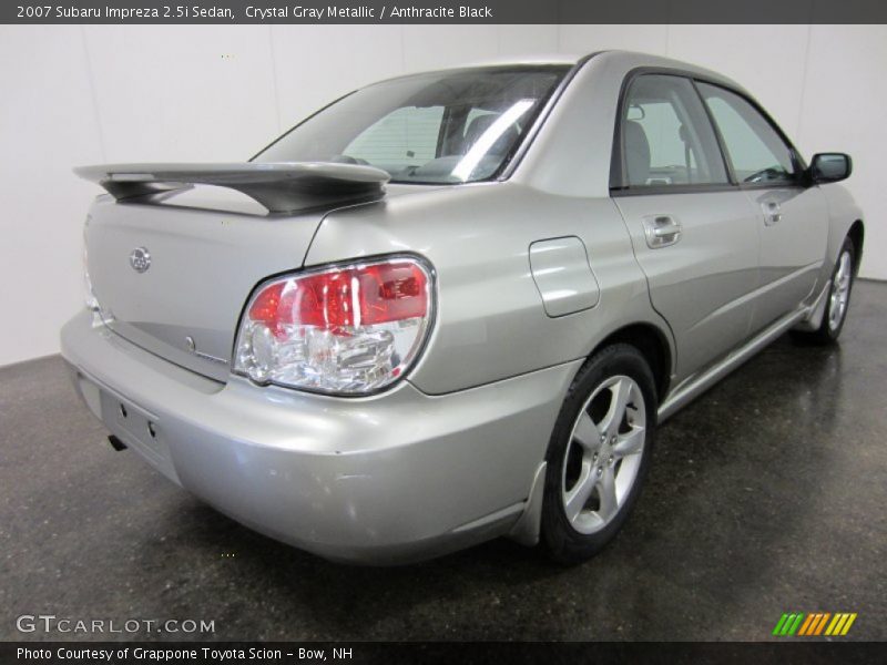 Crystal Gray Metallic / Anthracite Black 2007 Subaru Impreza 2.5i Sedan