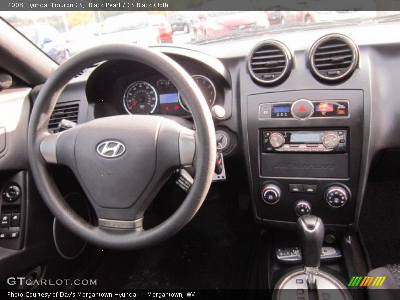 Black Pearl / GS Black Cloth 2008 Hyundai Tiburon GS