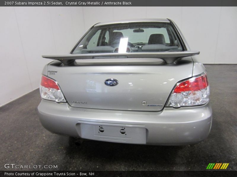 Crystal Gray Metallic / Anthracite Black 2007 Subaru Impreza 2.5i Sedan