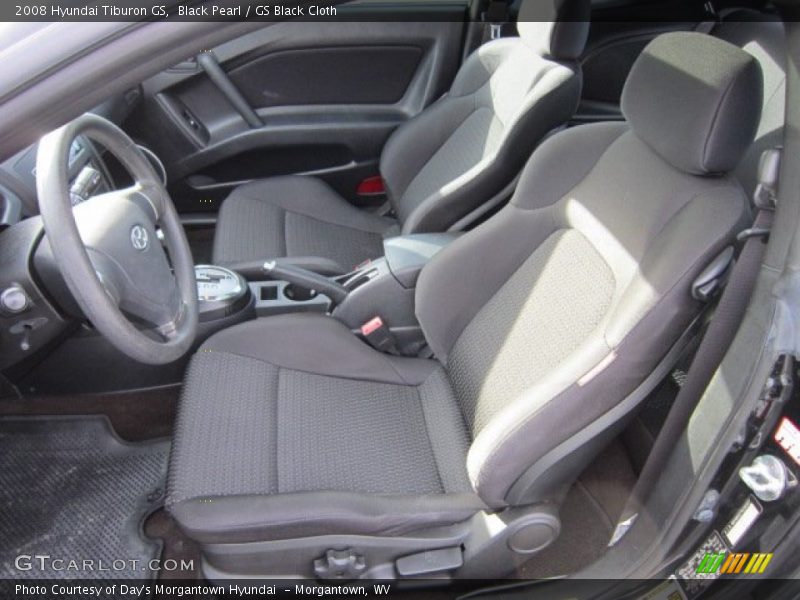 Black Pearl / GS Black Cloth 2008 Hyundai Tiburon GS
