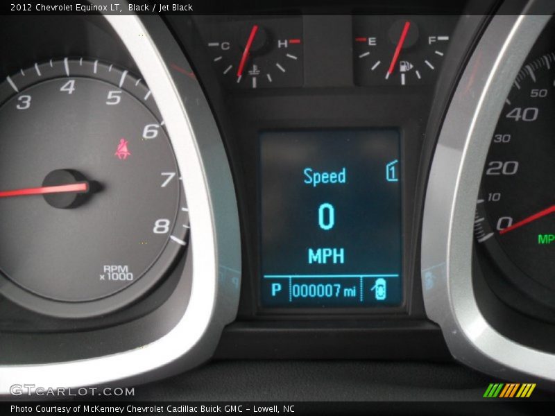 Black / Jet Black 2012 Chevrolet Equinox LT