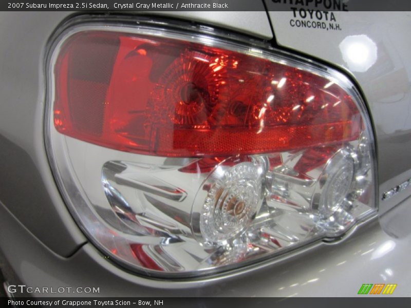 Crystal Gray Metallic / Anthracite Black 2007 Subaru Impreza 2.5i Sedan