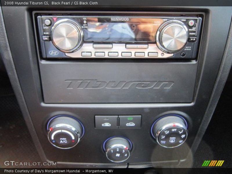 Black Pearl / GS Black Cloth 2008 Hyundai Tiburon GS
