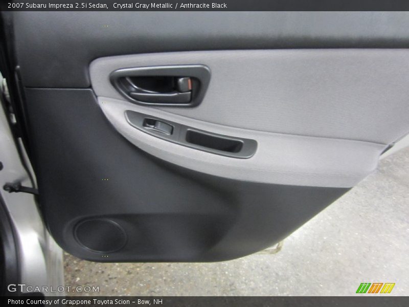 Crystal Gray Metallic / Anthracite Black 2007 Subaru Impreza 2.5i Sedan