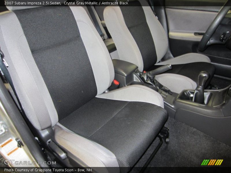 Crystal Gray Metallic / Anthracite Black 2007 Subaru Impreza 2.5i Sedan