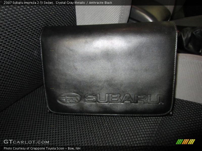 Crystal Gray Metallic / Anthracite Black 2007 Subaru Impreza 2.5i Sedan
