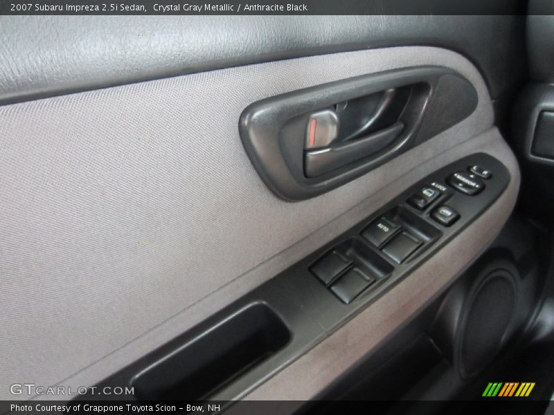 Crystal Gray Metallic / Anthracite Black 2007 Subaru Impreza 2.5i Sedan