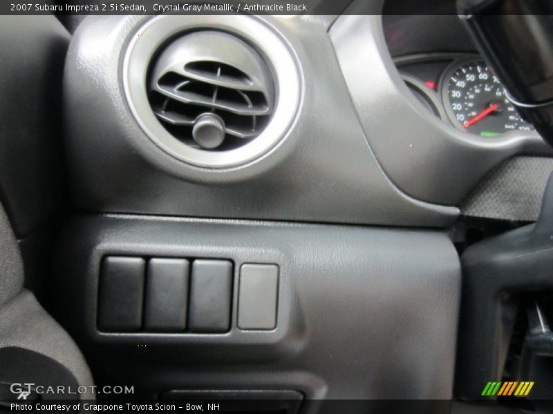 Crystal Gray Metallic / Anthracite Black 2007 Subaru Impreza 2.5i Sedan