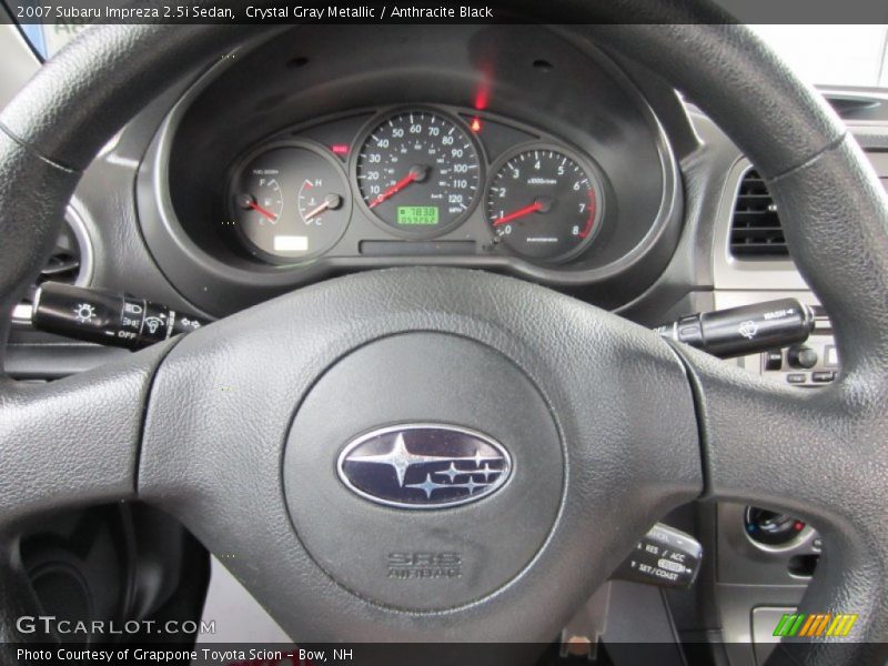 Crystal Gray Metallic / Anthracite Black 2007 Subaru Impreza 2.5i Sedan
