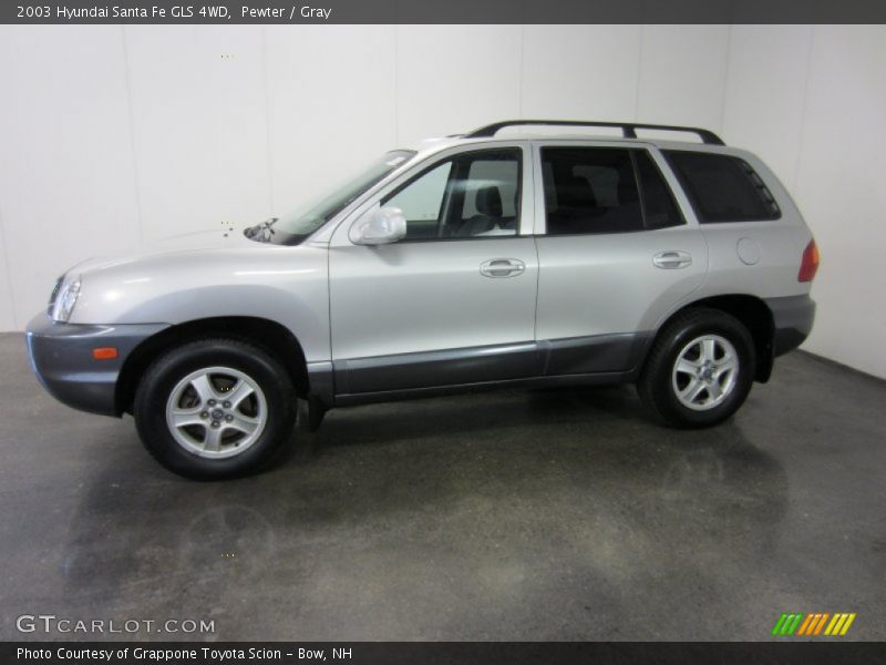 Pewter / Gray 2003 Hyundai Santa Fe GLS 4WD