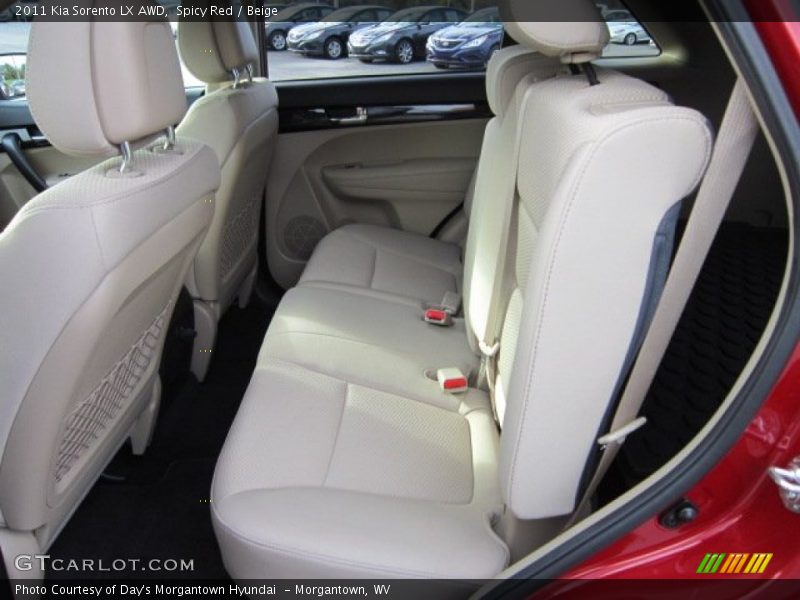 Spicy Red / Beige 2011 Kia Sorento LX AWD