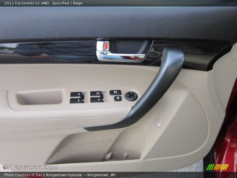 Spicy Red / Beige 2011 Kia Sorento LX AWD