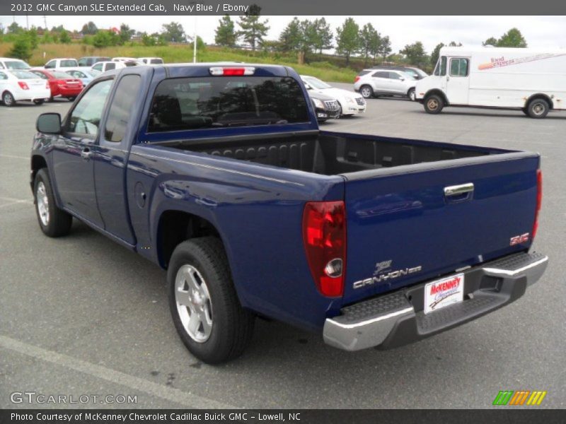 Navy Blue / Ebony 2012 GMC Canyon SLE Extended Cab
