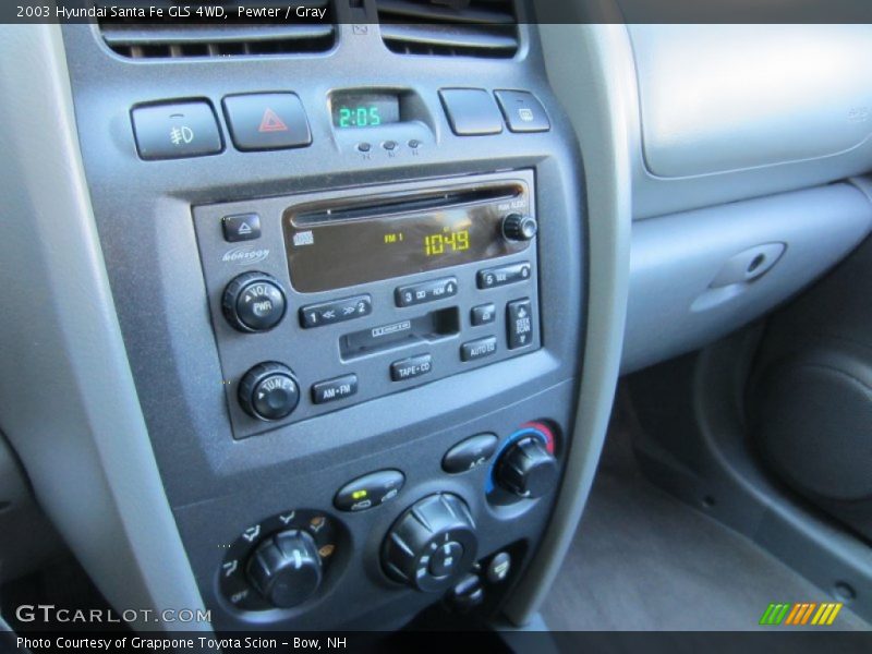 Pewter / Gray 2003 Hyundai Santa Fe GLS 4WD