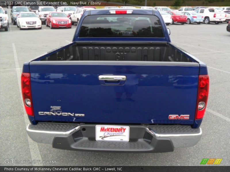 Navy Blue / Ebony 2012 GMC Canyon SLE Extended Cab