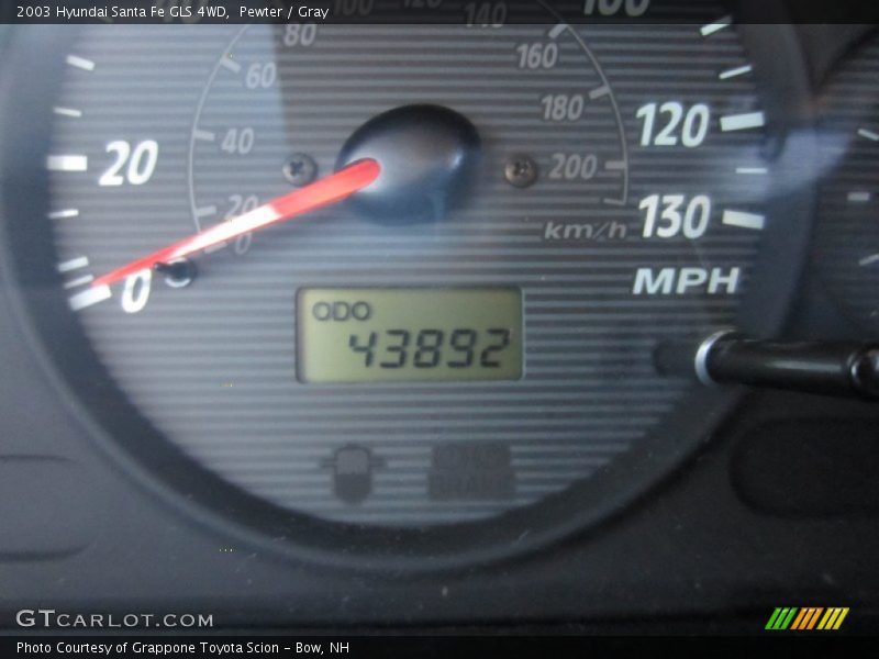 Pewter / Gray 2003 Hyundai Santa Fe GLS 4WD