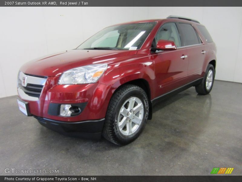 Red Jewel / Tan 2007 Saturn Outlook XR AWD