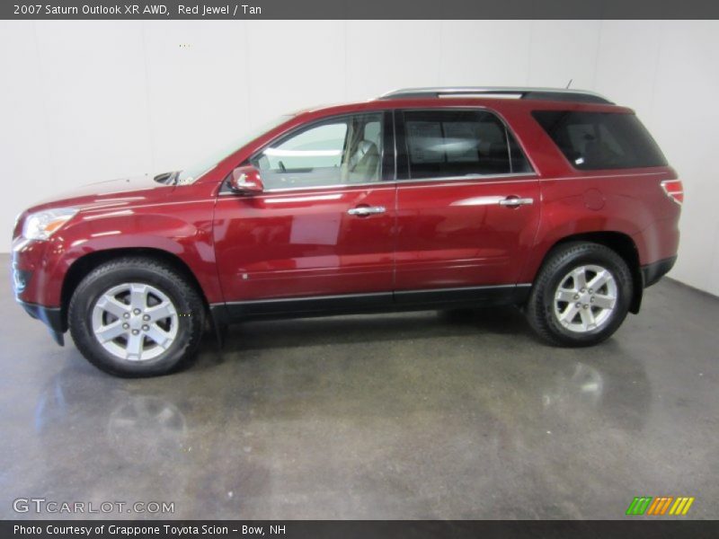 Red Jewel / Tan 2007 Saturn Outlook XR AWD