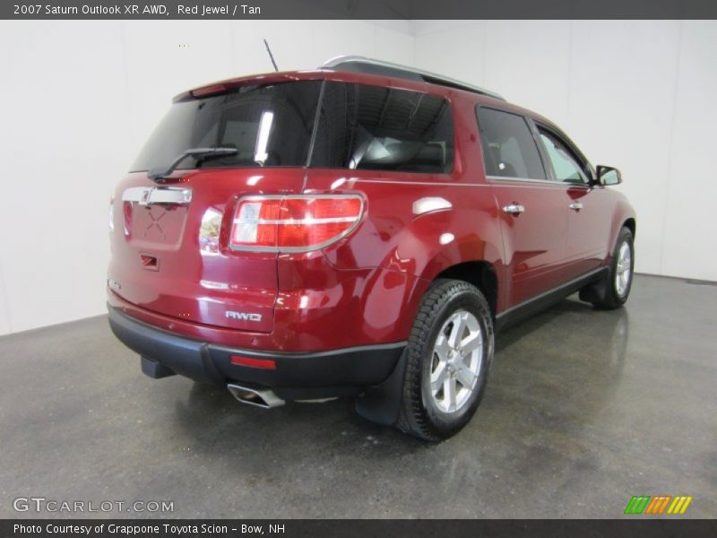 Red Jewel / Tan 2007 Saturn Outlook XR AWD
