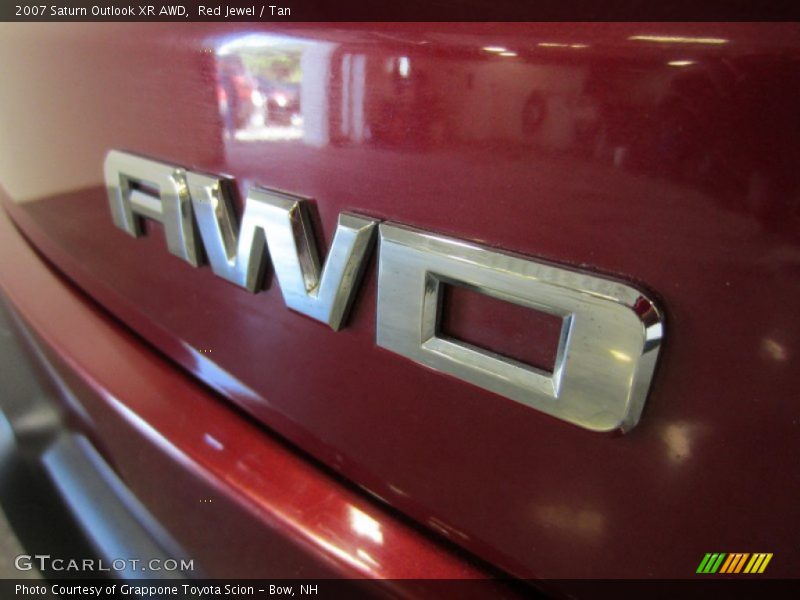 Red Jewel / Tan 2007 Saturn Outlook XR AWD
