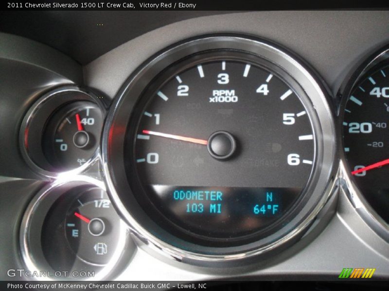 Victory Red / Ebony 2011 Chevrolet Silverado 1500 LT Crew Cab