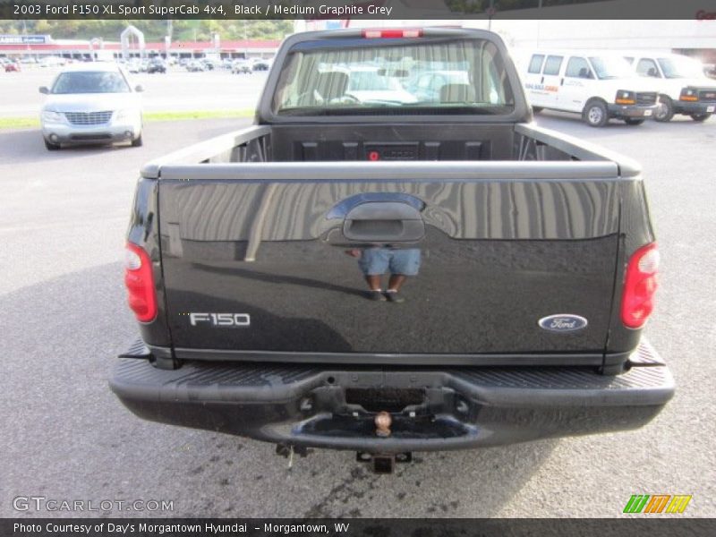 Black / Medium Graphite Grey 2003 Ford F150 XL Sport SuperCab 4x4