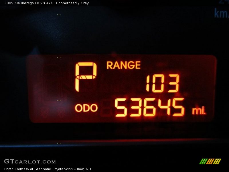 Copperhead / Gray 2009 Kia Borrego EX V8 4x4