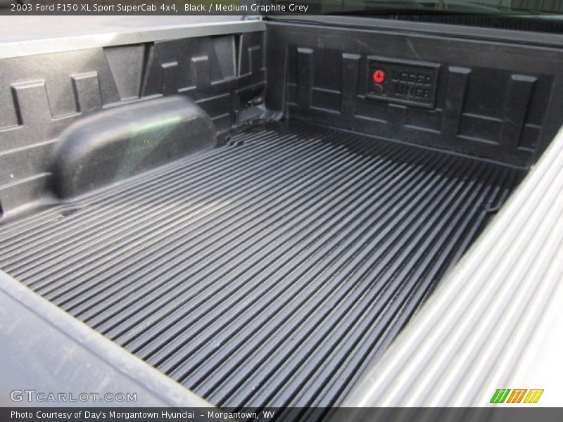Black / Medium Graphite Grey 2003 Ford F150 XL Sport SuperCab 4x4