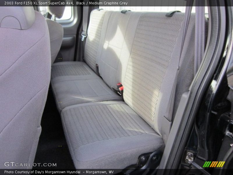 Black / Medium Graphite Grey 2003 Ford F150 XL Sport SuperCab 4x4