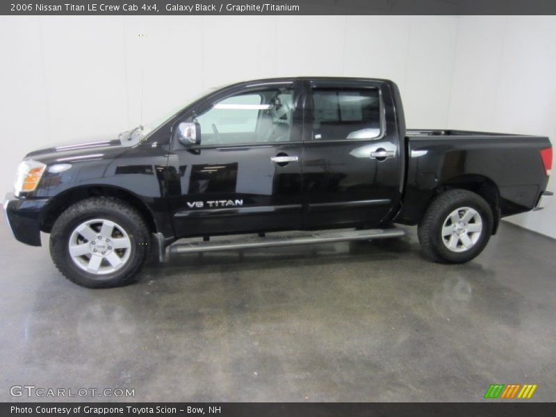 Galaxy Black / Graphite/Titanium 2006 Nissan Titan LE Crew Cab 4x4