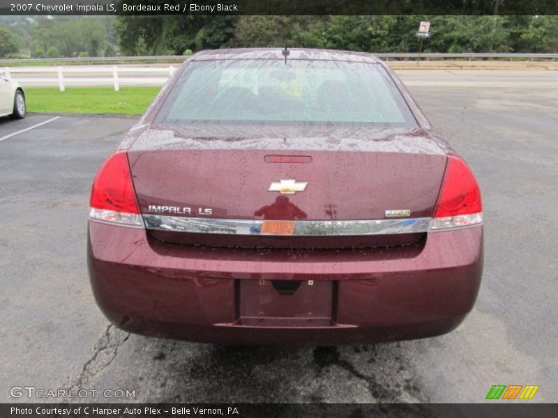 Bordeaux Red / Ebony Black 2007 Chevrolet Impala LS