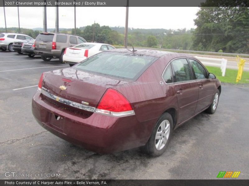 Bordeaux Red / Ebony Black 2007 Chevrolet Impala LS