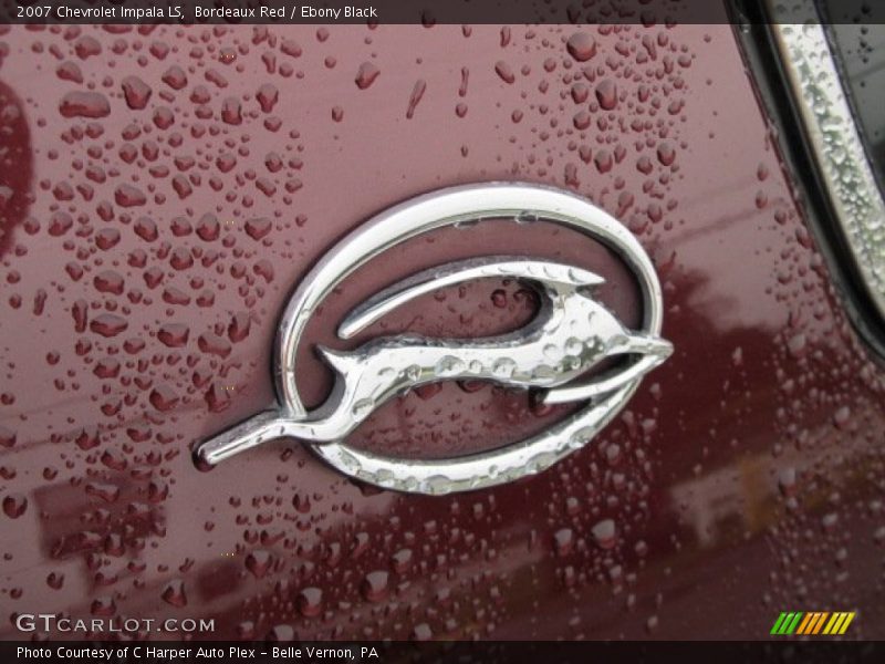 Bordeaux Red / Ebony Black 2007 Chevrolet Impala LS