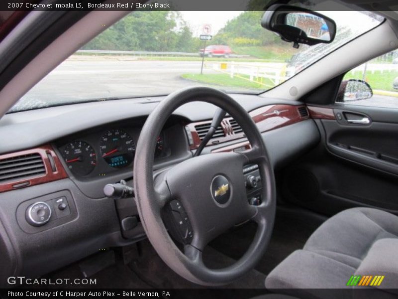 Bordeaux Red / Ebony Black 2007 Chevrolet Impala LS