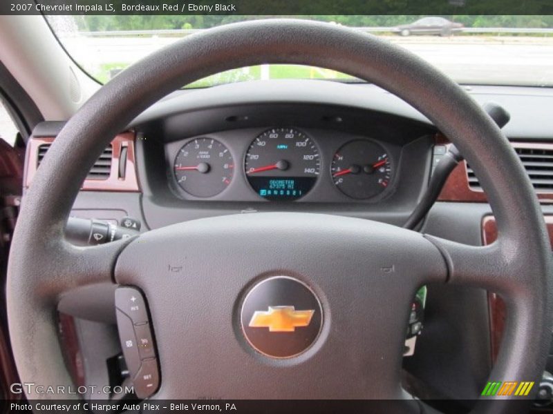 Bordeaux Red / Ebony Black 2007 Chevrolet Impala LS