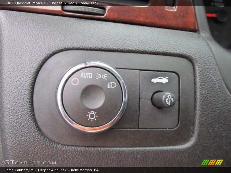 Bordeaux Red / Ebony Black 2007 Chevrolet Impala LS