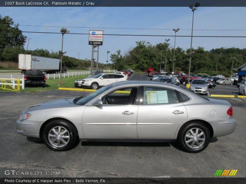 Platinum Metallic / Gray 2007 Buick LaCrosse CX