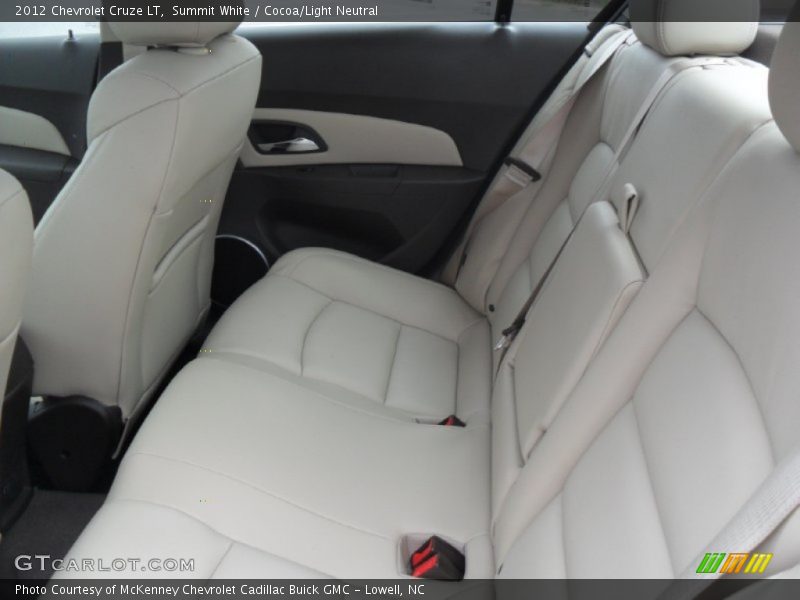 Summit White / Cocoa/Light Neutral 2012 Chevrolet Cruze LT