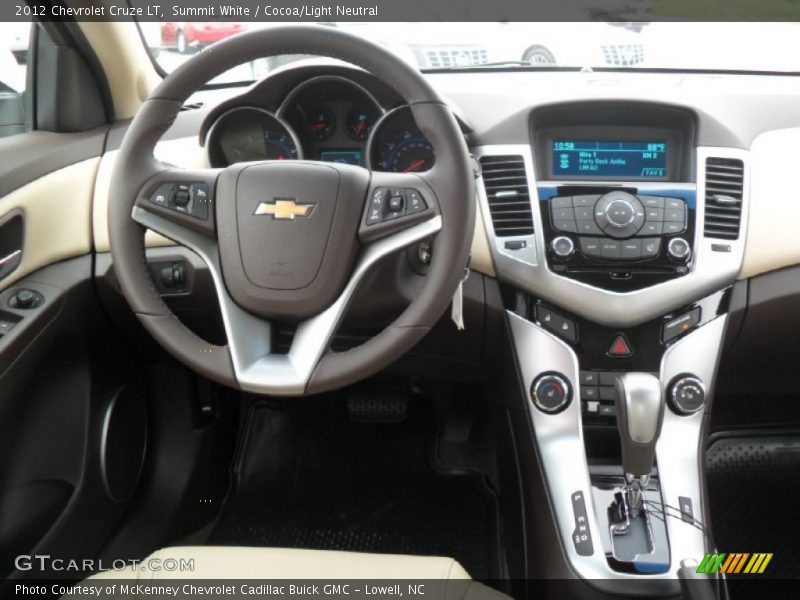 Dashboard of 2012 Cruze LT