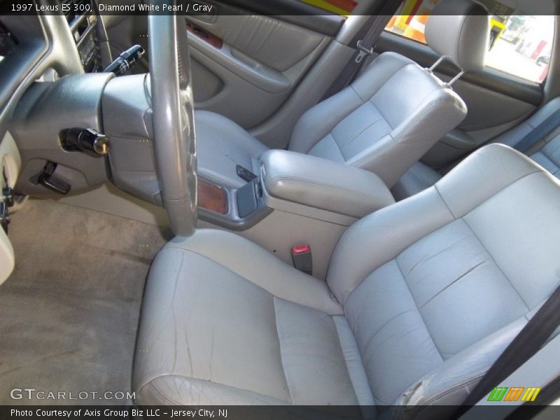 Diamond White Pearl / Gray 1997 Lexus ES 300