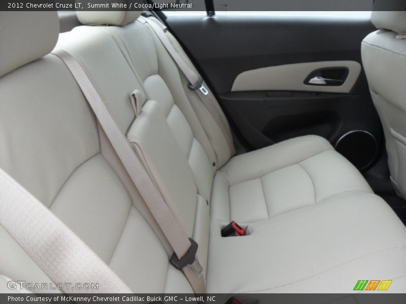 Summit White / Cocoa/Light Neutral 2012 Chevrolet Cruze LT