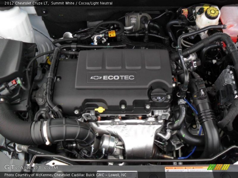  2012 Cruze LT Engine - 1.4 Liter DI Turbocharged DOHC 16-Valve VVT 4 Cylinder