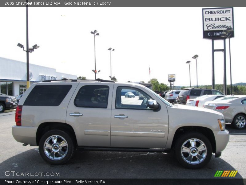 Gold Mist Metallic / Ebony 2009 Chevrolet Tahoe LTZ 4x4