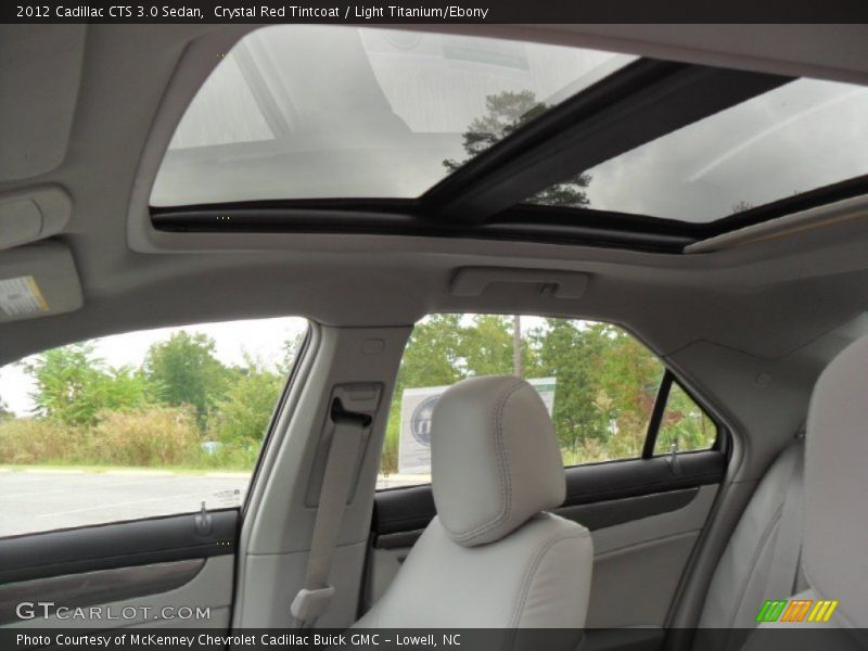 Crystal Red Tintcoat / Light Titanium/Ebony 2012 Cadillac CTS 3.0 Sedan
