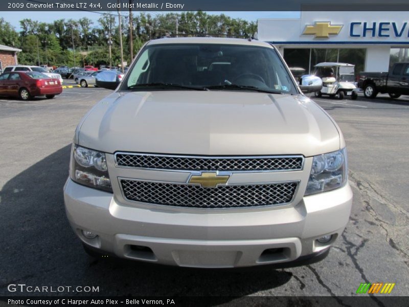 Gold Mist Metallic / Ebony 2009 Chevrolet Tahoe LTZ 4x4