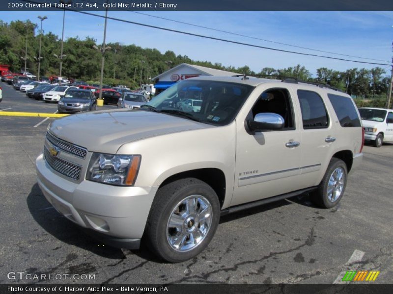 Gold Mist Metallic / Ebony 2009 Chevrolet Tahoe LTZ 4x4