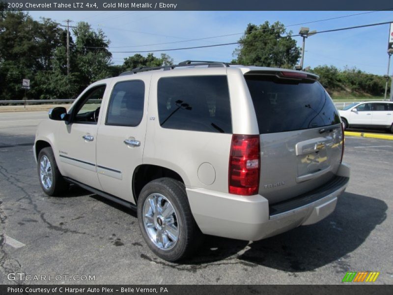 Gold Mist Metallic / Ebony 2009 Chevrolet Tahoe LTZ 4x4